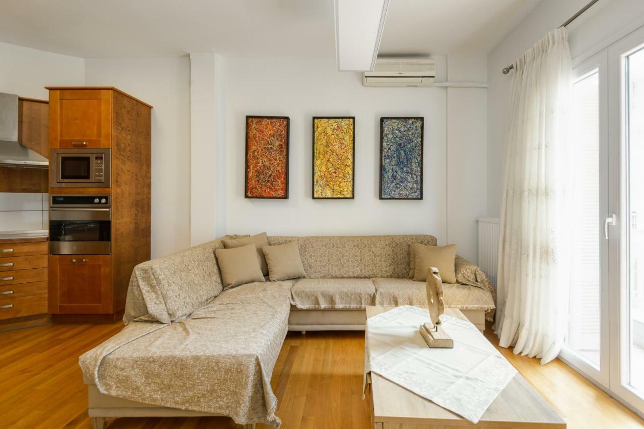 Brand-New Modern Flat In Heart Of City Saloniki Zewnętrze zdjęcie